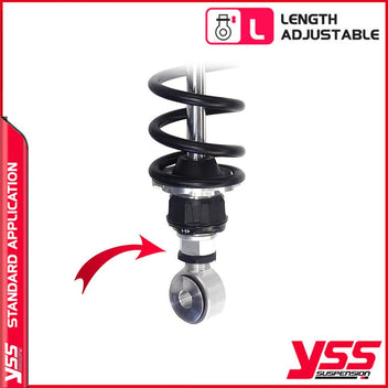 Amortisseurs moto YSS rz362-360trl-54-88 pour Royal Enfield. Blackpines.fr