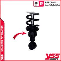 Amortisseurs moto YSS RZ362-390TRL-20-B pour Thruxton 1200. Blackpines.fr