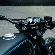 Te de fourche rebelmoto Scram pour BMW K et R . Blackpines.fr