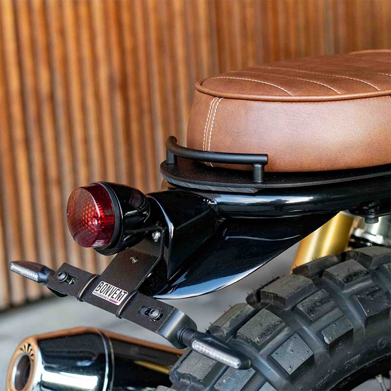 Garde-boue arriere court pour Royal Enfield serie 650. Blackpines.fr