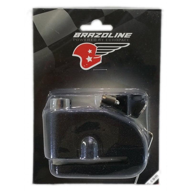 Antivol moto bloque disque BRAZOLINE avec alarme-blackpines.fr