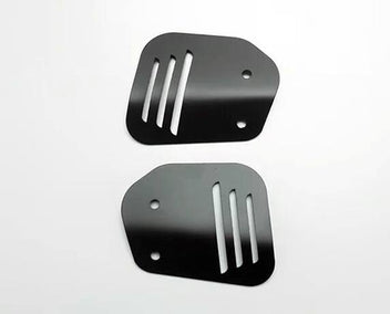 Paire de caches injection pour Royal Enfield 650 par Hedgehog Motorcycles. Blackpines.fr