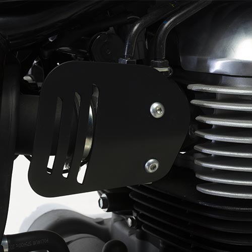 Kit Scrambler de Hedgehog Motorcycles pour Royal Enfield Interceptor. Blackpines.fr