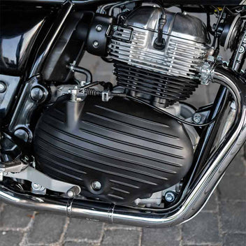 Caches moteur kit Super Scrambler Bonvent pour Interceptor. Blackpines.fr