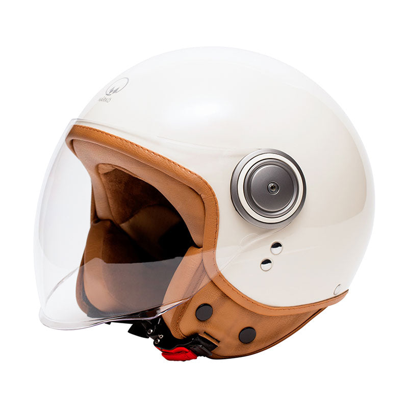 Casque demi jet Elements Creme Marko. Blackpines.fr