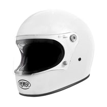 Casque integral blanc Premier Trophy U8 U9. Blackpines.fr