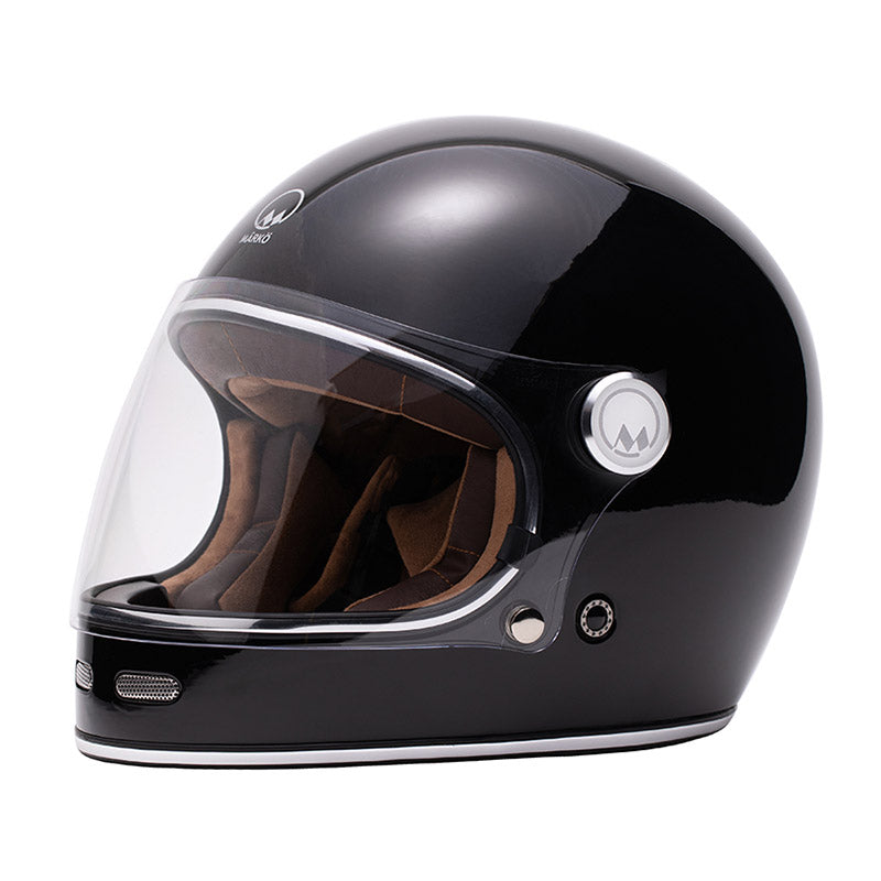 Casque moto integral Full Moon Noir Marko. Blackpines.fr