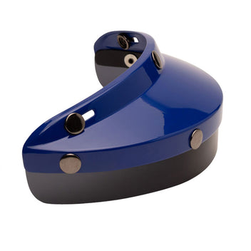 Casquette bleue 3 boutons pressions Auto Peak Marko pour casque moto. Blackpines.fr