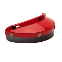 Casquette rouge 3 boutons pressions Auto Peak Marko pour casque moto. Blackpines.fr