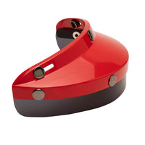 Casquette rouge 3 boutons pressions Auto Peak Marko pour casque moto. Blackpines.fr