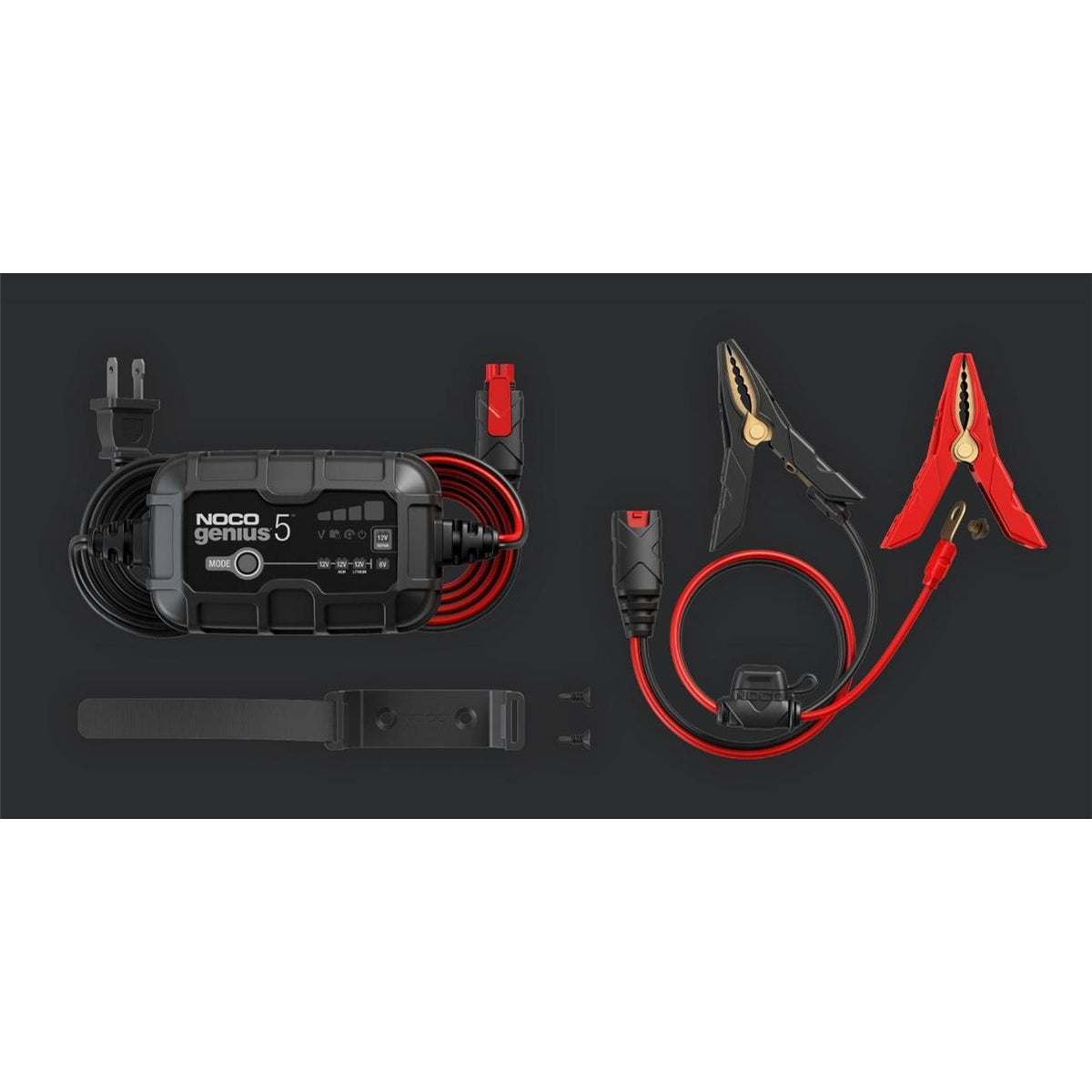Chargeur batterie 6V & 12V NOCO Genius 5 - charge rapide -blackpines.fr
