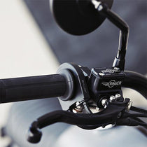 Commodos noirs haute qualite aluminium. Blackpines.fr