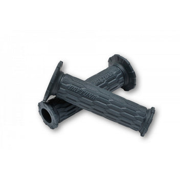 Paire de poignees moto bleues DAYTONA D-AMI 22 mm. Blackpines.fr 