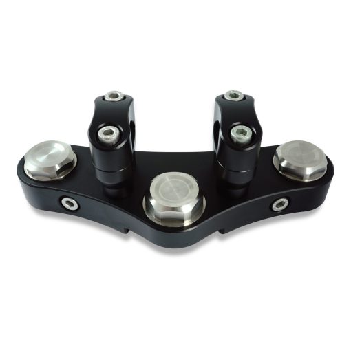 Te de fourche noir rebelmoto Scram pour BMW K et R . Blackpines.fr
