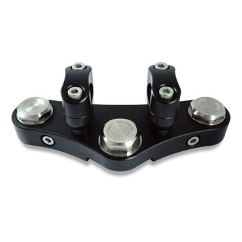 Te de fourche noir rebelmoto Scram pour BMW K et R . Blackpines.fr