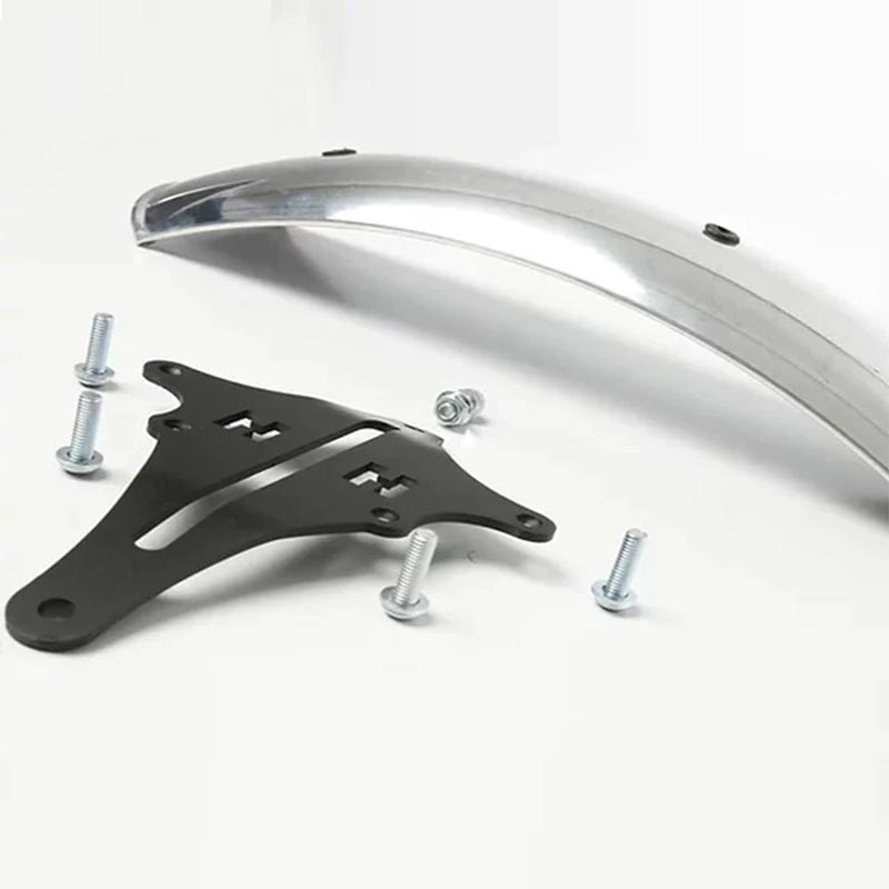 Kit scrambler garde boue avant Hedgehog Royal Enfield Interceptor ligne haute. Blackpines.fr