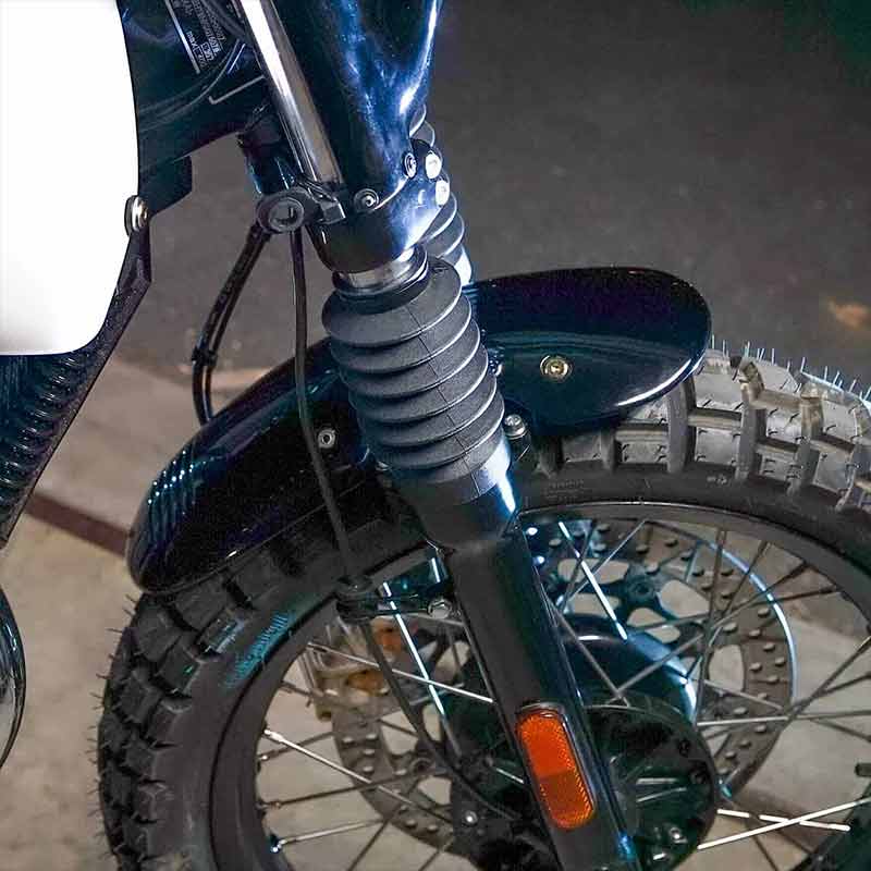 garde boue avant kit Super Scrambler Bonvent pour Interceptor. Blackpines.fr