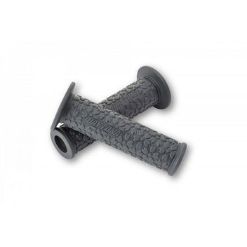 Paire de poignees moto grises DAYTONA SAKURA 22 mm. Blackpines.fr