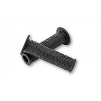 Paire de poignees moto noires DAYTONA SAKURA 22 mm. Blackpines.fr