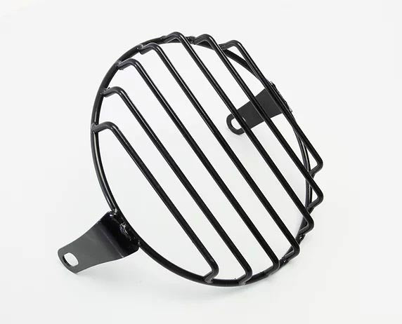 Grille pour phare Royal Enfield 650 par Hedgehog Motorcycles. Blackpines.fr