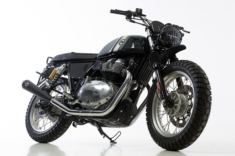 Kit Scrambler Hedgehog Motorcycles pour Royal Enfield Interceptor. Blackpines.fr