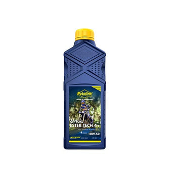 huile moteur 4 temps Ester Tech off road 4+ 10W50 Putoline. Blackpines.fr