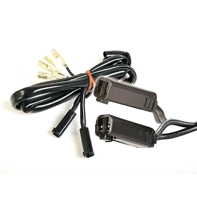 Kit branchement clignotants Brazoline sur fils d'origine Suzuki. Blackpines.fr