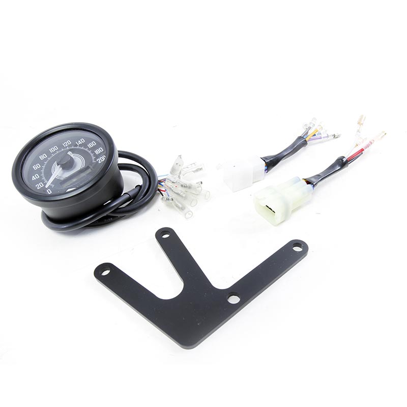 Kit compteur daytona Hedgehog Royal Enfield Interceptor ligne haute. Blackpines.fr