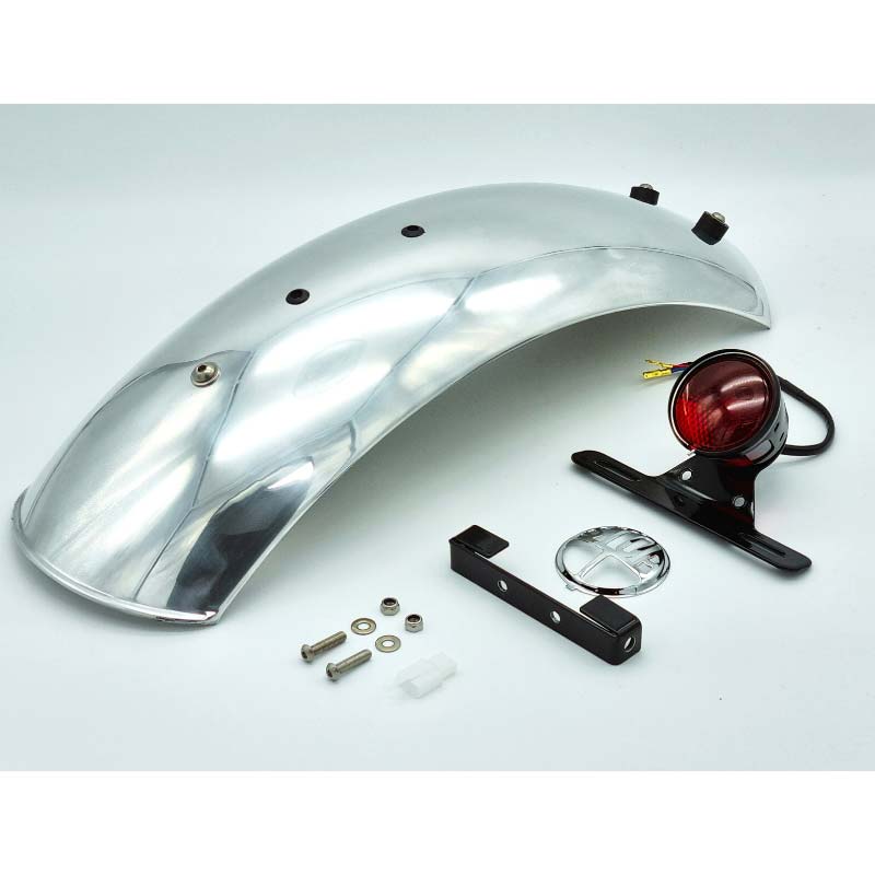 Kit garde boue arriere et feu BPCR pour Royal Enfield 650. Blackpines.fr