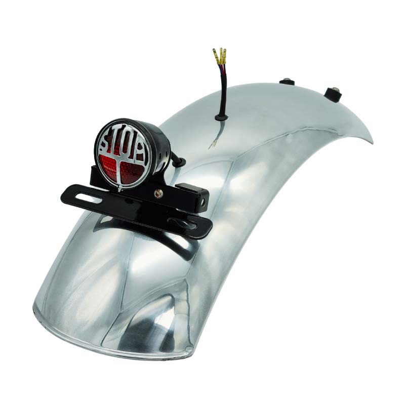 Kit garde boue arriere et feu BPCR pour Royal Enfield 650. Blackpines.fr