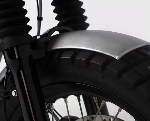 Garde-boue avant alu pour Interceptor 650 Hedgehog. Blackpines.fr
