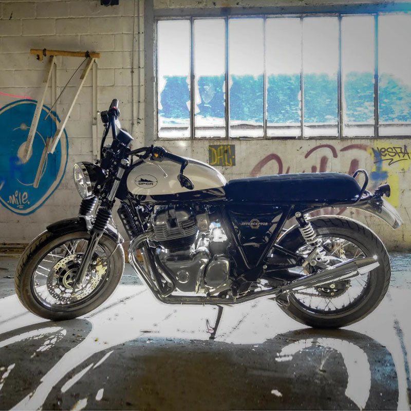 Kit BPCR Blackpines Cafe Racer pour Royal Enfield Interceptor. Blackpines.fr