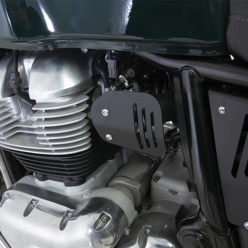 Kit Scrambler Hedgehog Motorcycles pour Royal Enfield Interceptor. Blackpines.fr