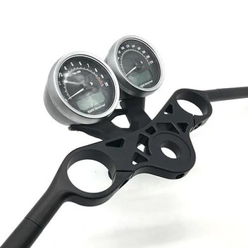 Kit noir tes de fourche V2 Le Motographe pour BMW R nineT Roadster. Blackpines.fr