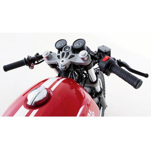 Kit tes de fourche Le Motographe pour Royal Enfield 650 GT. Blackpines.fr