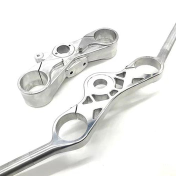 Kit alu tes de fourche V2 Le Motographe pour BMW R nineT Roadster. Blackpines.fr