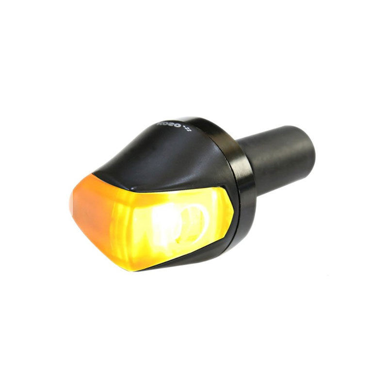 Clignotant LED embout de guidon KNIGHT Koso. Blackpines.fr