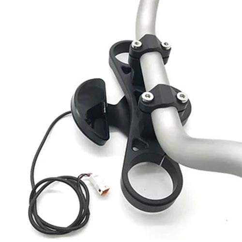 Te de fourche superieur V3 Le Motographe pour BMW R nineT. Blackpines.fr