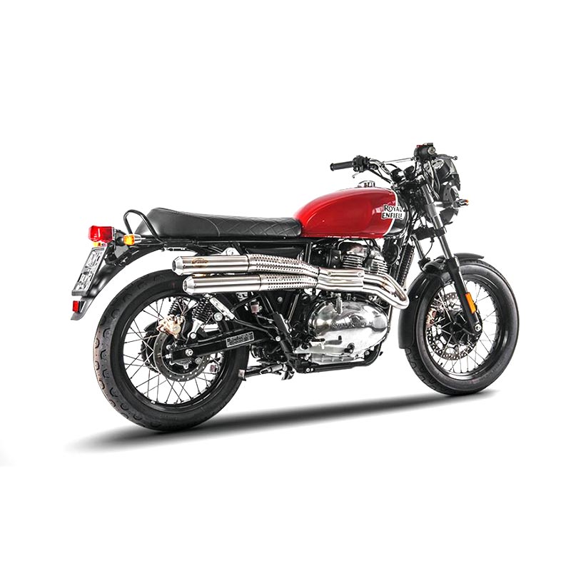 Ligne echappement Zard pour Royal Enfield. Blackpines.fr
