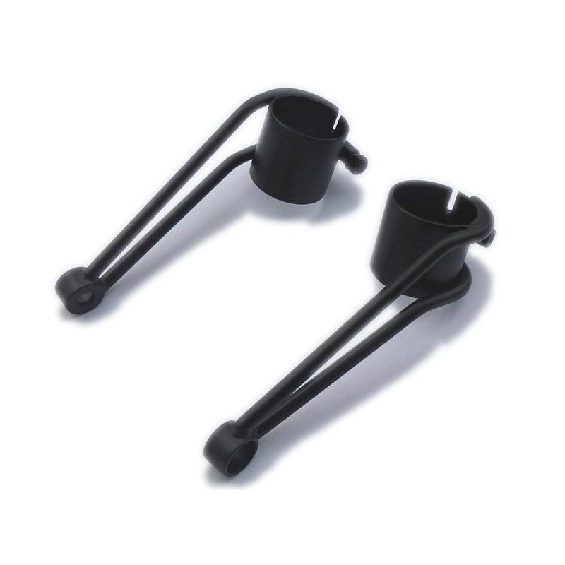Pattes de phare DAYTONA inox noir ou poli-blackpines.fr