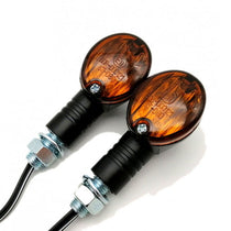 Paire de clignotants Micro Flash 2 Brazoline à verre fumé. Blackpines.fr
