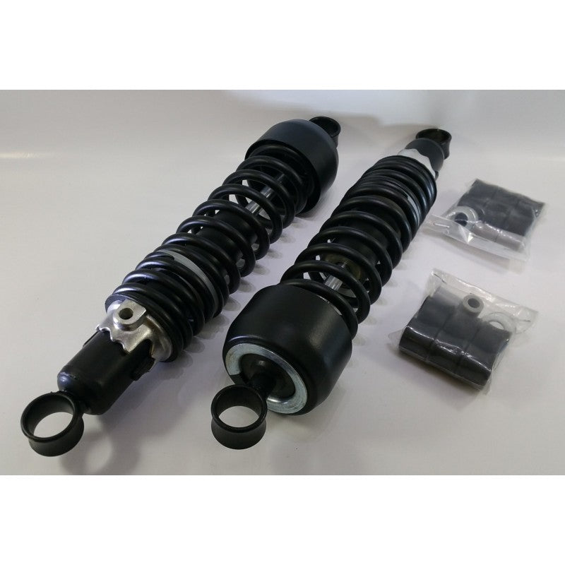 Paire d'amortisseurs CAFE RACER universel 325mm noir-blackpines.fr