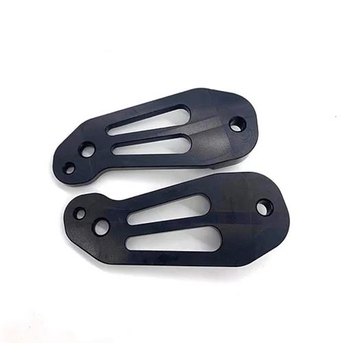Pattes de deport de repose-pieds Le Motographe pour Royal Enfield 650. Blackpines.fr