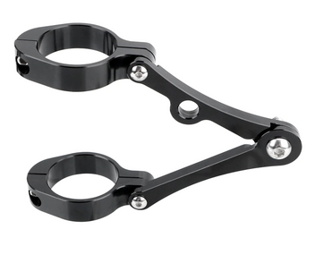 Pattes de phare en aluminium reglables en profondeur. Blackpines.fr