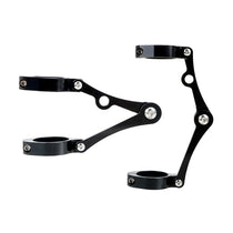 Kit scrambler pattes phare Hedgehog Royal Enfield Interceptor ligne haute. Blackpines.fr