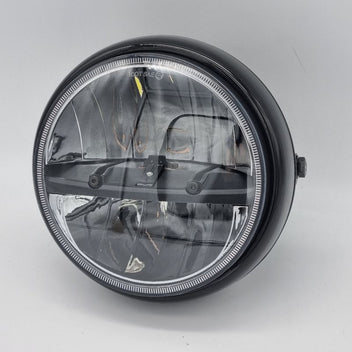 Phare avant moto avec optique LED Type 1  blackpines.fr  blackpines.fr