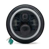 Phare LED DRAGON LIGHT 7 pouces Barracuda. Black