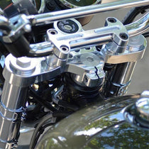 Pontets de guidon Le Motographe pour Interceptor 650. Blackpines.fr