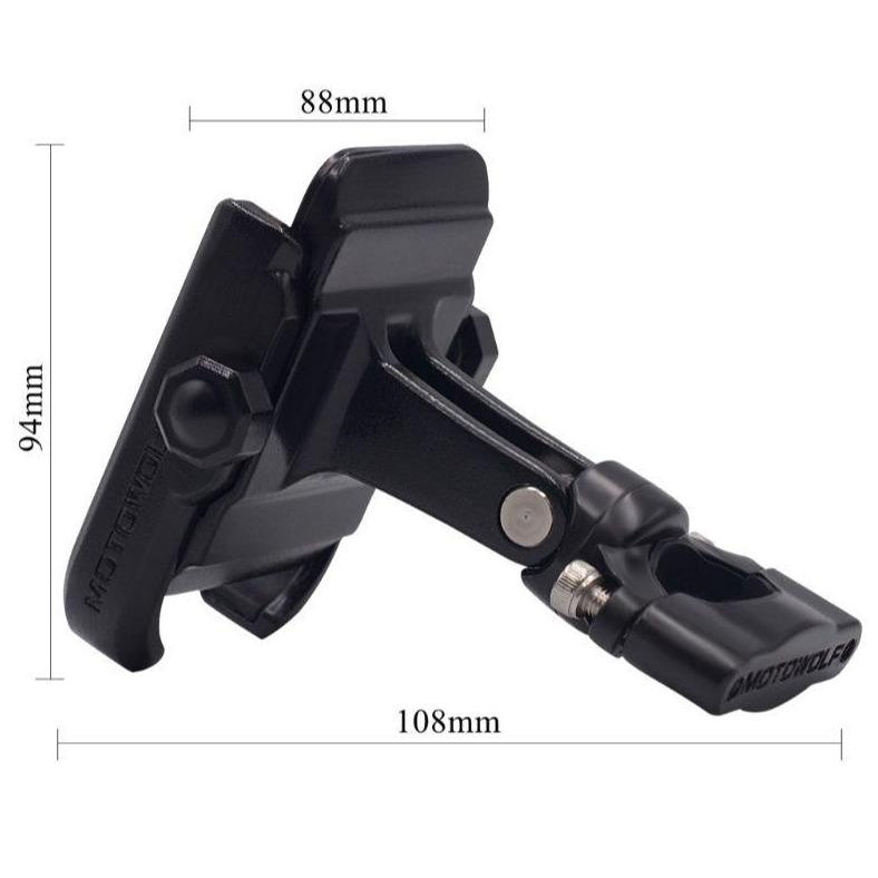 Support téléphone en Aluminium-blackpines.fr