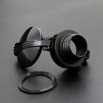 Bouchon type Monza pour Harley Davidson Sportster NOIR ou CHROME-blackpines.fr